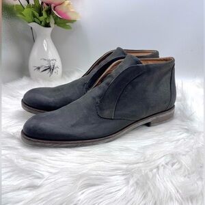 John Varvatos Men’s Suede Chukka Boots Gray Size 10 Handmade Italy Slip On